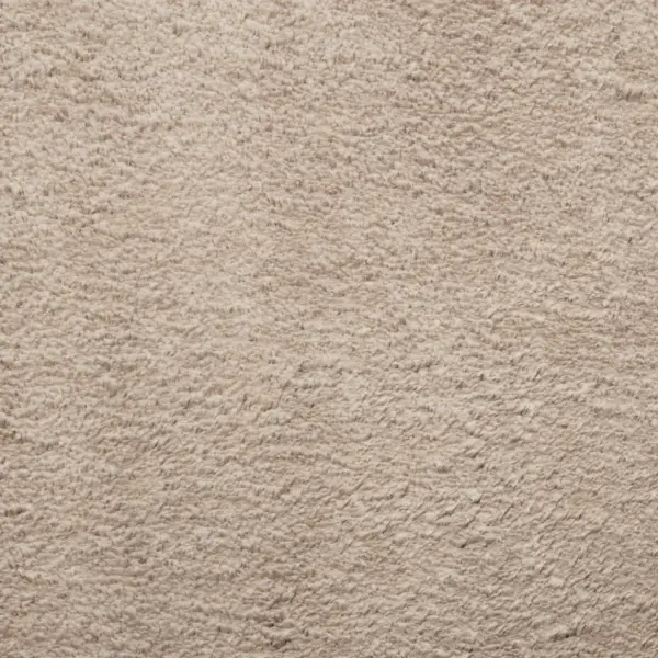 Ümmargune pestav lühikese narmaga vaip HUARTE, liivakarva, Ø 80 cm – 9