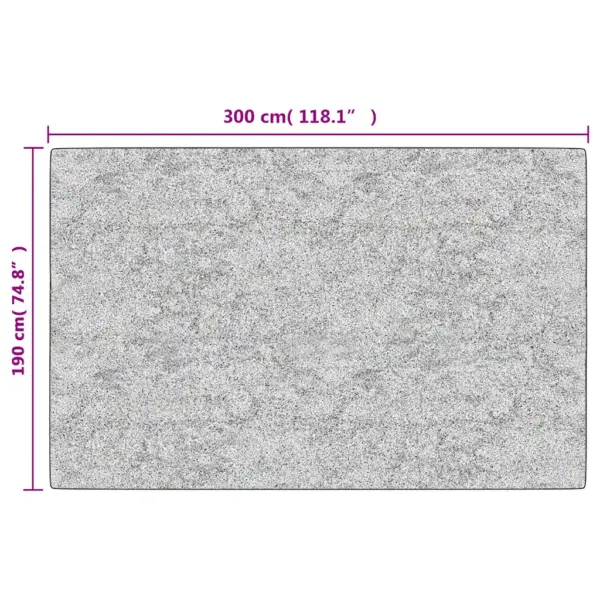 Pestav libisemisvastane vaip, must ja kuldne, 190 x 300 cm – 8