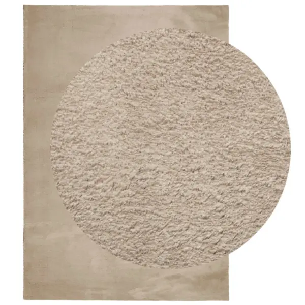 Pestav lühikese karvaga vaip HUARTE, liivakarva, 140 x 200 cm – 3