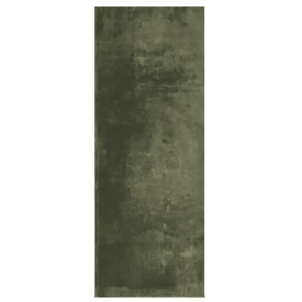 Pestav lühikese karvaga vaip HUARTE, metsaroheline, 80 x 200 cm – 2