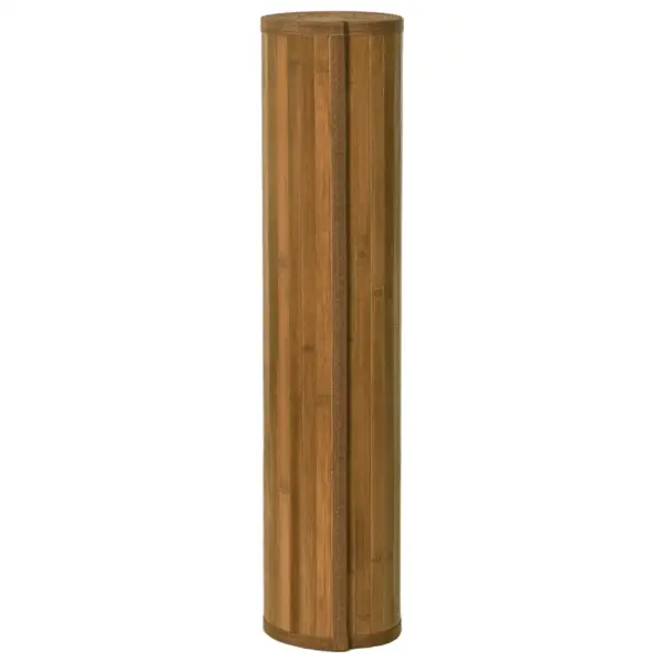 Pikk bambusvaip libisemiskindla põhjaga, pruun, 60 x 500 cm – 3