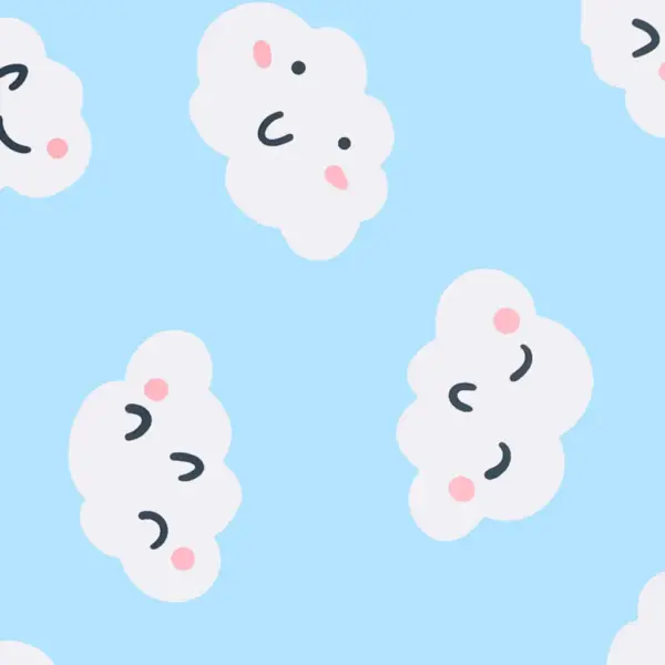 Pilvemustriga vaip, mitmevärviline, polüesternarmaga, 160 x 230 cm – 2