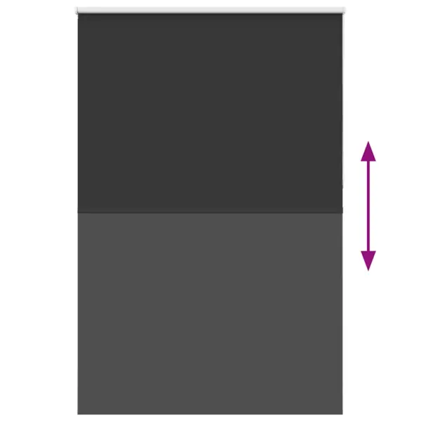 Pimendav ruloo ketiga, must, 160 x 230 cm, kanga laius 156,6 cm, polüester – 5