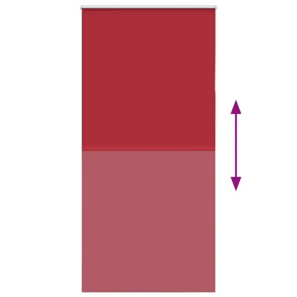 Pimendav ruloo kettmehhanismiga, punane, 100 x 230 cm, polüester – 5