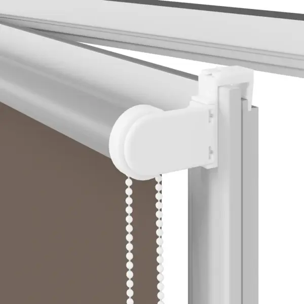 Pimendav ruloo kohvivärvi, 160 x 130 cm, 100% polüester – 12