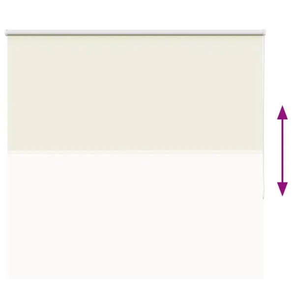 Pimendav ruloo ketiühendusega, koltunud valge, 165 x 150 cm – 9