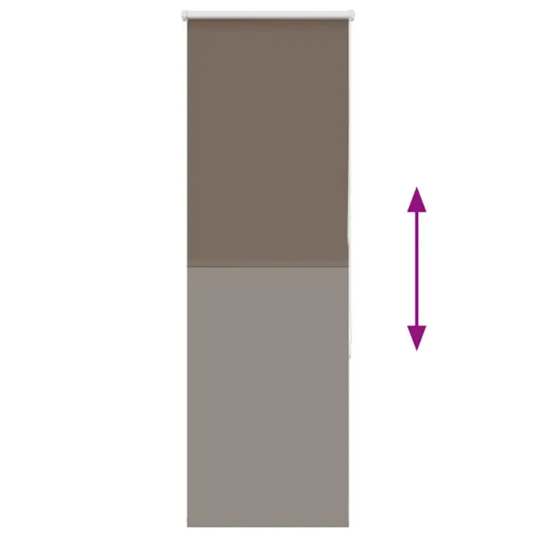 Pimendav ruloo kohvivärvi, 60 x 130 cm, polüester, kanga laius 55,7 cm – 5