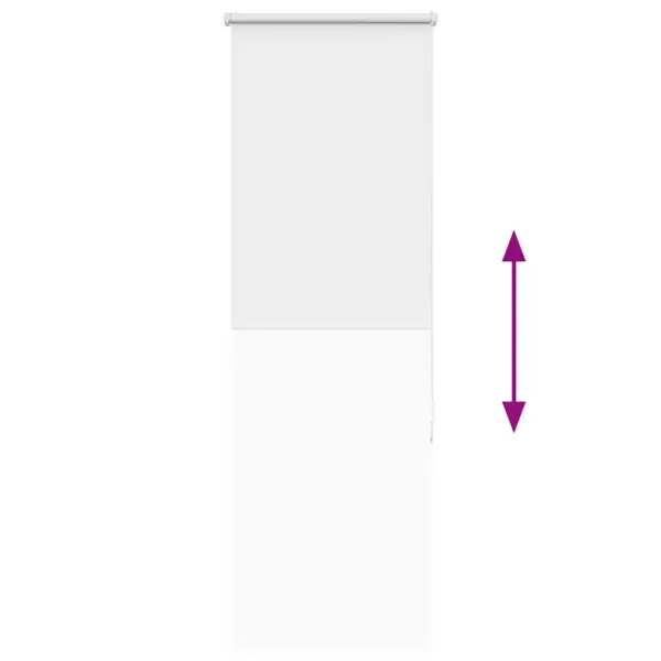 Pimendav ruloo ketiühendusega, valge, 60 x 130 cm, 100% polüester – 9