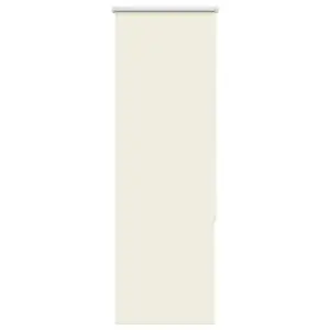 Pimendav ruloo koltunud valge, 60 x 175 cm, kanga laius 55,7 cm, kettmehhanismiga