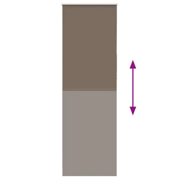 Pimendav ruloo kohvivärvi, 85 x 210 cm, polüster, ketiühendusega – 5