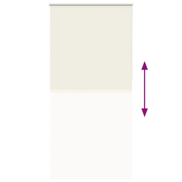 Pimendav ruloo privaatsuseks, koltunud valge, 95 x 210 cm, kanga laius 90,7 cm – 9