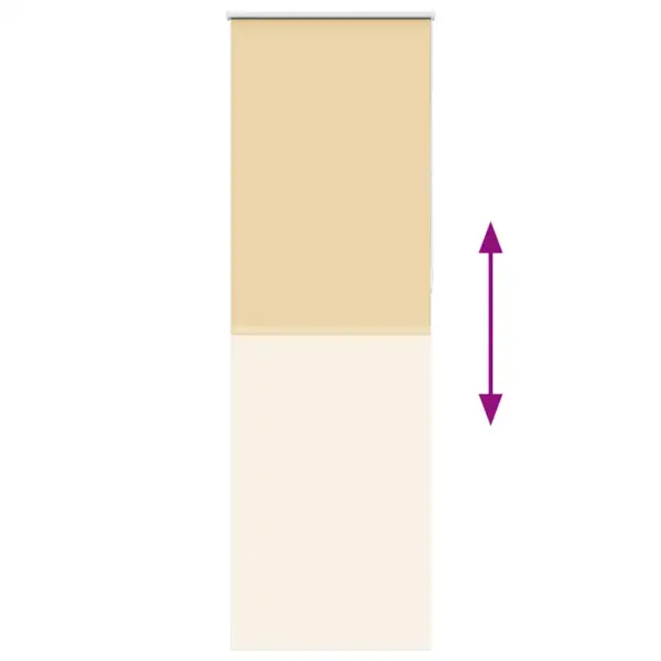 Pimendav ruloo kettmehhanismiga, beež, 85 x 230 cm, 100% polüester – 5