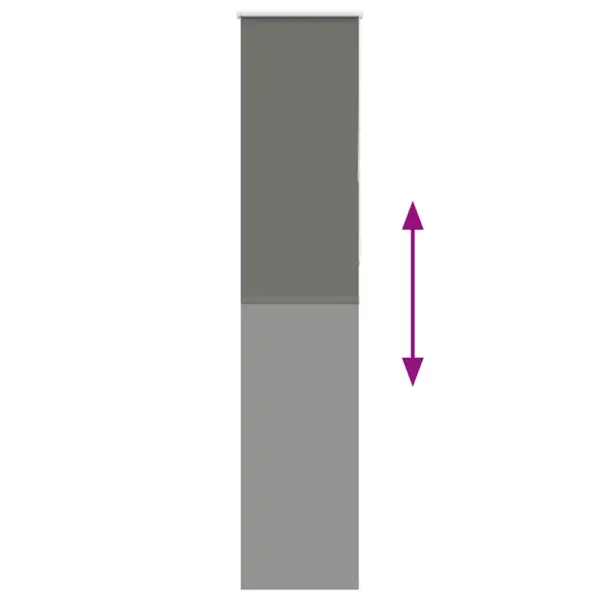 Pimendav ruloo ketiühendusega, hall, 50 x 210 cm, 100% polüester – 5