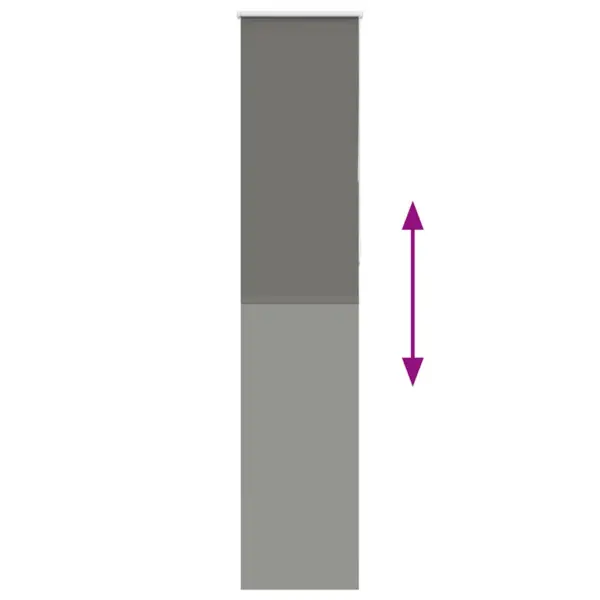 Pimendav ruloo ketiga, hall, 55 x 210 cm, polüester – 5