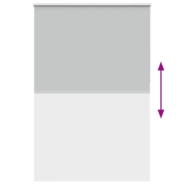 Pimendav ruloo helehall 160 x 230 cm, kanga laius 156,6 cm – 9