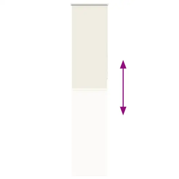 Pimendav ruloo kettmehhanismiga, koltunud valge, 60 x 210 cm – 9