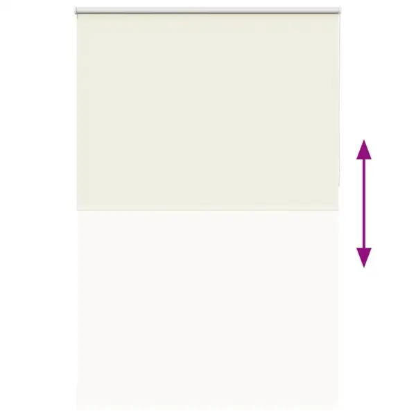 Pimendav ruloo kettmehhanismiga, koltunud valge, 165 x 230 cm – 5