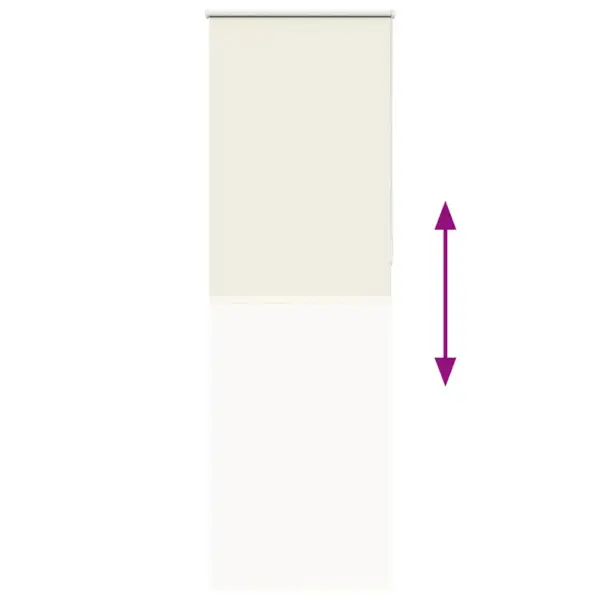 Pimendav ruloo ketiga, kreemikas valge, 70 x 230 cm – 5