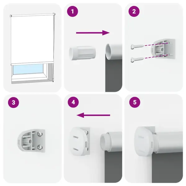 Pimendav ruloo mereline, 70 x 150 cm, 100% polüester, ketiühendusega – 7