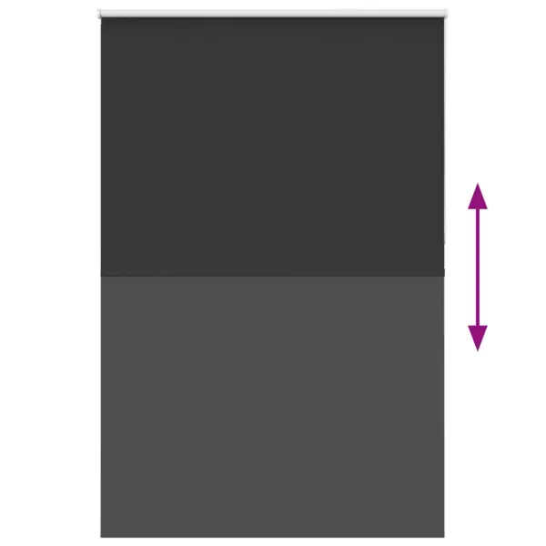 Pimendav ruloo ketiga, must, 150 x 210 cm, 100% polüester – 5