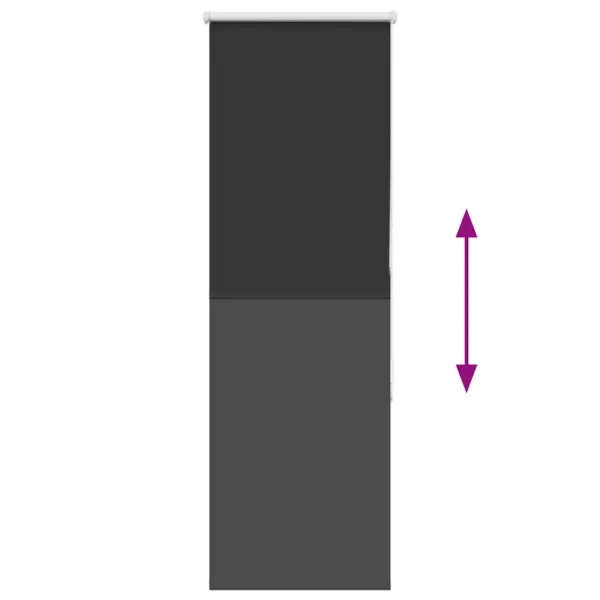 Pimendav ruloo ketiga, must, 40 x 130 cm, polüester – 5