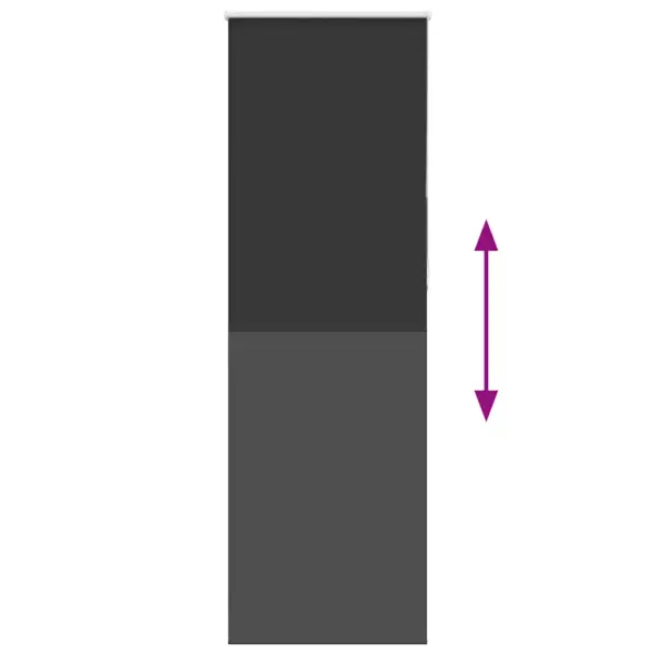 Pimendav ruloo kettmehhanismiga, must, 65 x 230 cm, polüester – 5