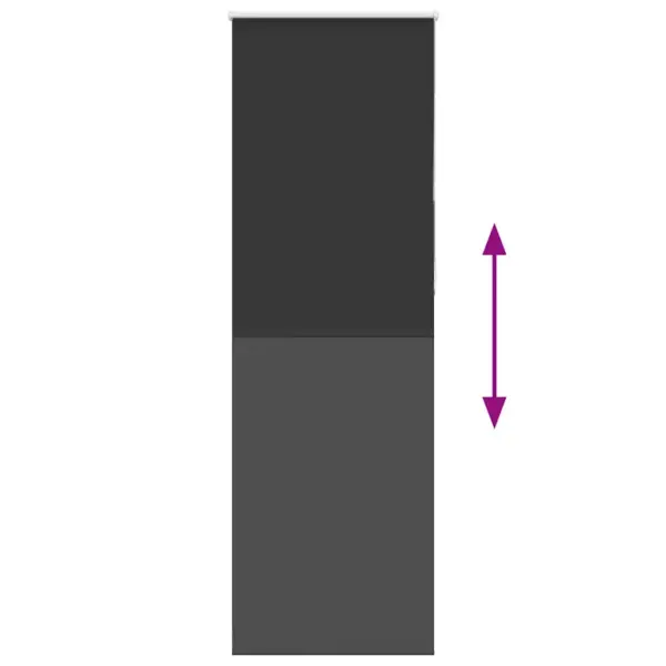 Pimendav ruloo ketiga, must polüster, 70 x 230 cm – 5