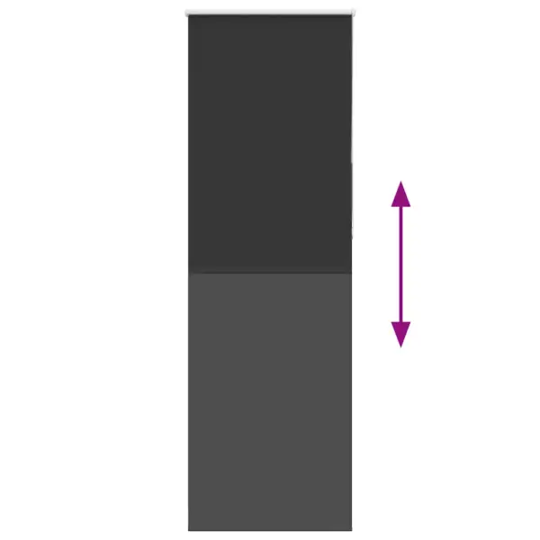 Pimendav ruloo kettimehhanismiga, must, puurimiseta paigaldusvõimalusega, 75 x 230 cm – 5