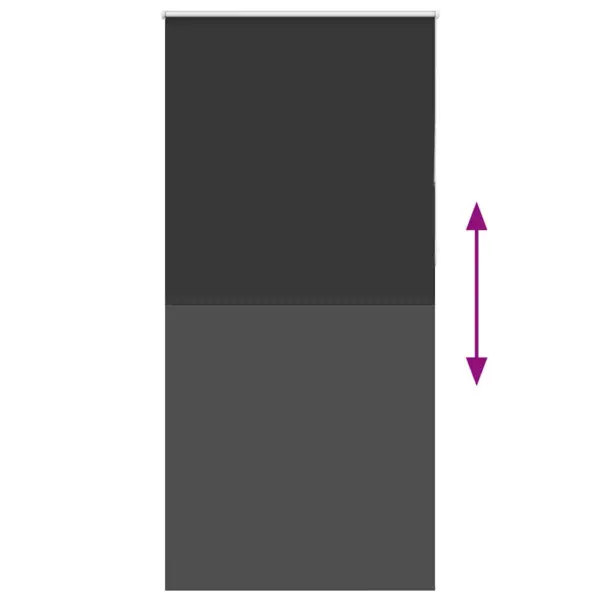 Pimendav ruloo kettimehhanismiga, must, 90 x 230 cm, kanga laius 85,7 cm, 100% polüester, alumiiniumsiin – 5