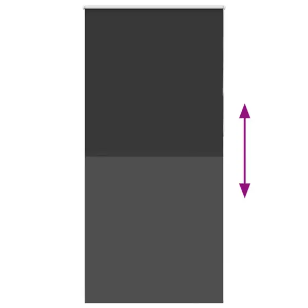 Pimendav ruloo kettmehhanismiga, must, 95 x 230 cm, polüester – 5