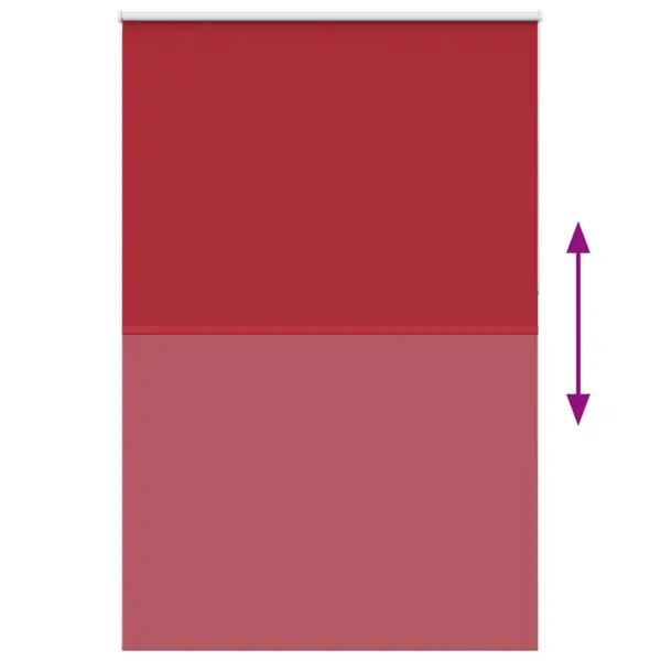 Pimendav ruloo ketiühendusega, punane, 165 x 210 cm, kanga laius 161,6 cm, 100% polüester – 5