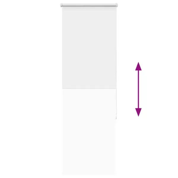 Pimendav ruloo, valge, 50 x 150 cm, kanga laius 40,7 cm, polüester – 9