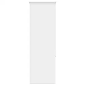 Pimendav ruloo keti- ja kruvi-/klambrikinnitusega, valge, 60 x 150 cm, polüester