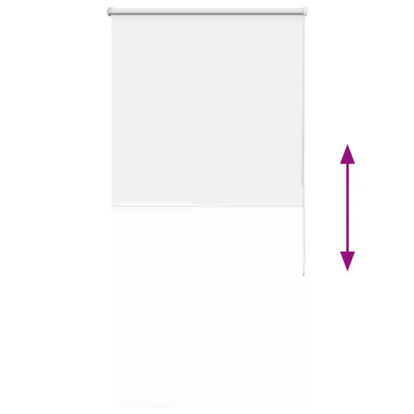 Pimendav ruloo ketiga, valge, 75 x 130 cm, 100% polüester – 9