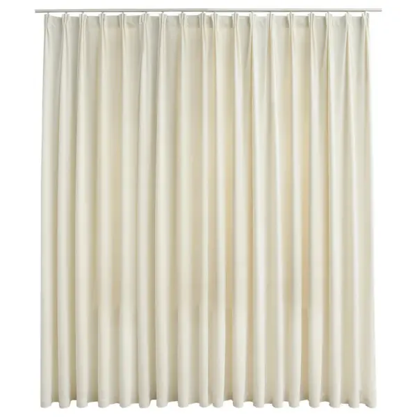 Pimendav sametkardin metallkonksudega, kreemjasvalge, 290 x 245 cm – 2