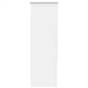 Pimendav ruloo ketiühendusega, valge, 40 x 130 cm, 100% polüester, alumiiniumsiin