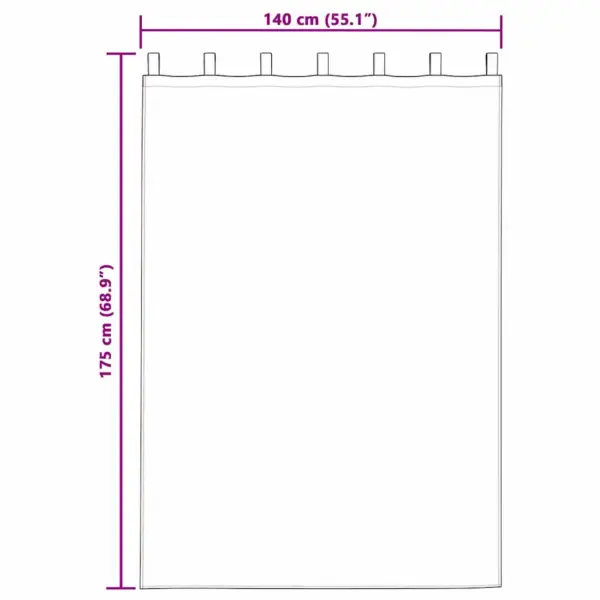Pimendavad kardinad mitme paigaldusviisiga, 2 tk, antratsiit, 175 x 140 cm, polüester – 8
