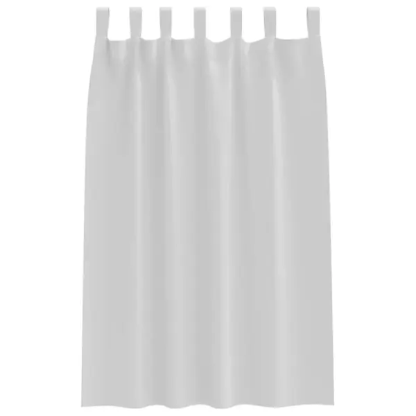 Pimendavad kardinad rõngastega, 2 tk, kahvatu hall, 175 x 140 cm, polüester – 4