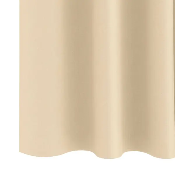 Pimendavad kardinad rõngastega, 2 tk, kreem, 175 x 140 cm, polüester – 6