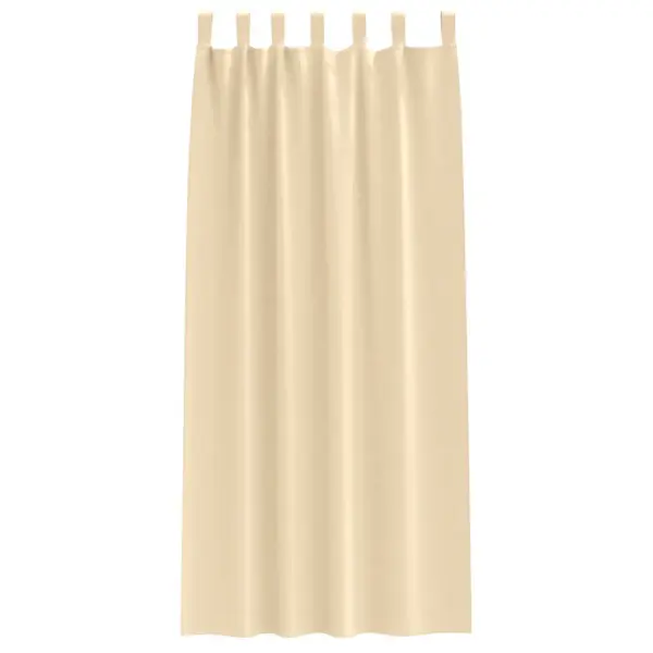 Pimendavad kardinad, 2 tk, kreem, 245 x 140 cm, polüester – 4
