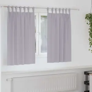 Pimendavad kardinad 2 tk metallhall polüester 140 x 140 cm