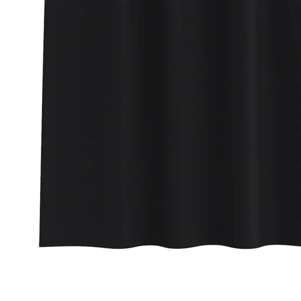 Pimendavad kardinad 2 tk, must polüester, 225 x 140 cm – 6
