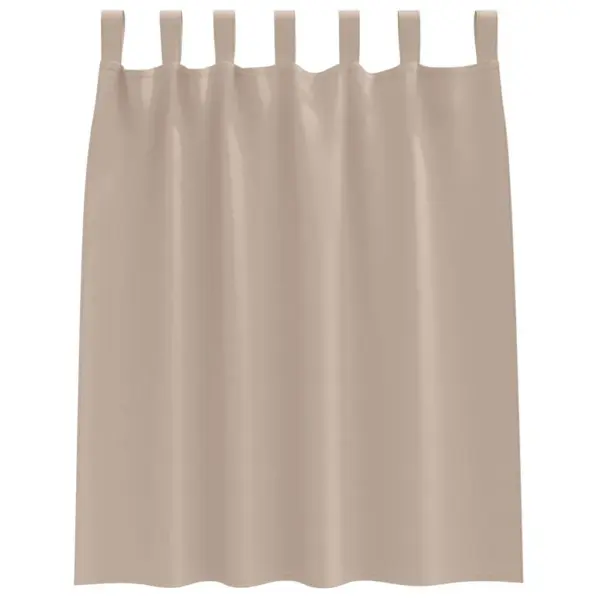Pimendavad kardinad 2 tk, pruunikashall polüester, 140 x 140 cm – 4