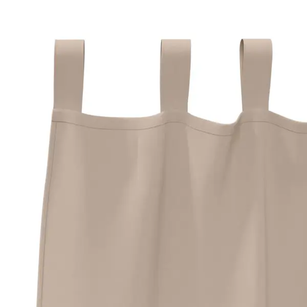 Pimendavad kardinad 2 tk, pruunikashall polüester, 140 x 140 cm – 5
