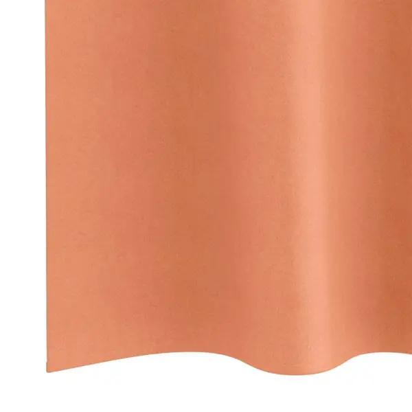 Pimendavad kardinad rõngastega, 2 tk, terrakota, 225 x 140 cm, polüester – 6