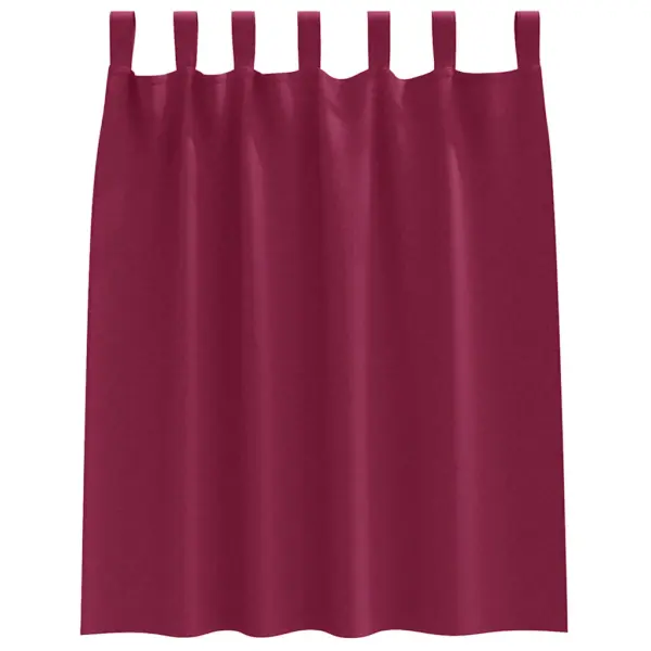 Pimendavad kardinad 2 tk, veinipunane polüester, 140 x 140 cm - 4