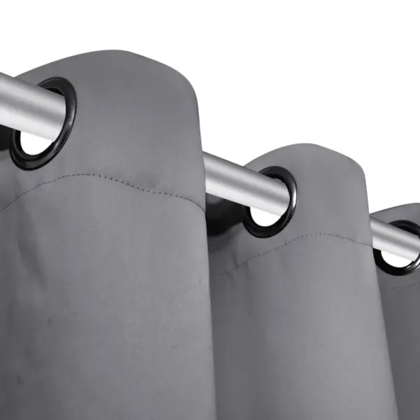 Pimendavad kardinad metallöösidega, 2 tk, hall, 135 x 175 cm – 4