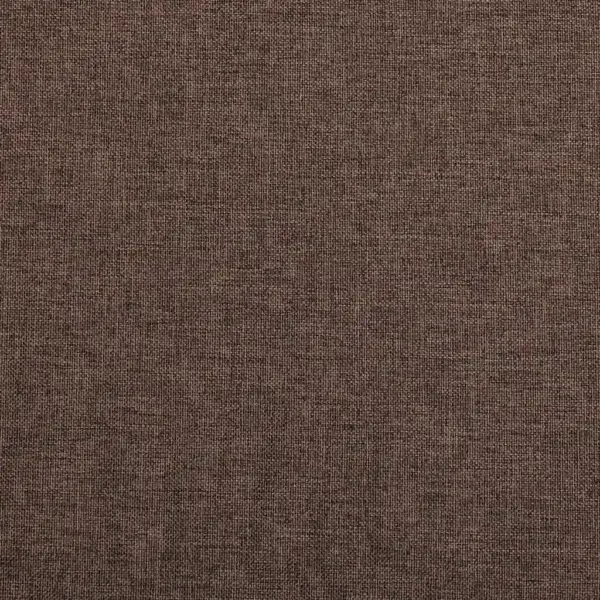 Pimendavad kardinad linase välimusega kangast, metallkonksudega, 2 tk, pruunikashall, 140 x 225 cm – 4