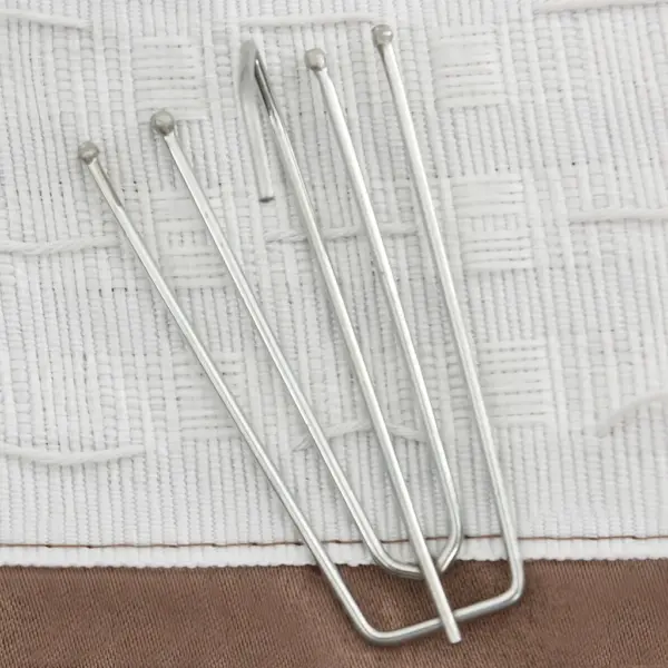 Pimendavad kardinad metallkonksudega, linase välimusega, 2 tk, hallikaspruun, 140 x 245 cm – 3