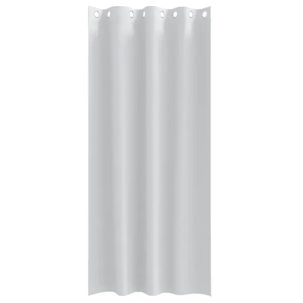 Pimendavad kardinad rõngastega, 2 tk, kahvatu hall, 260 x 140 cm, polüester – 4